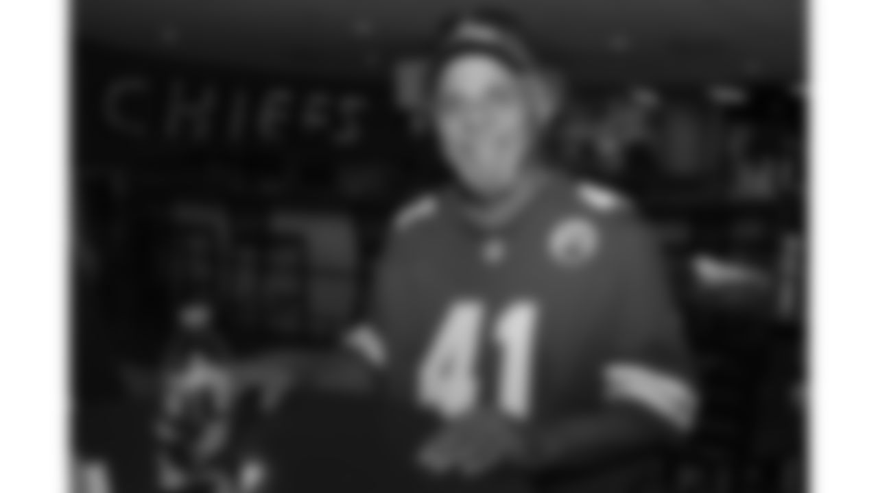 Red Coaters gather at the Kingdom Club to watch the Chiefs take on the Denver Broncos on November 16, 2025.