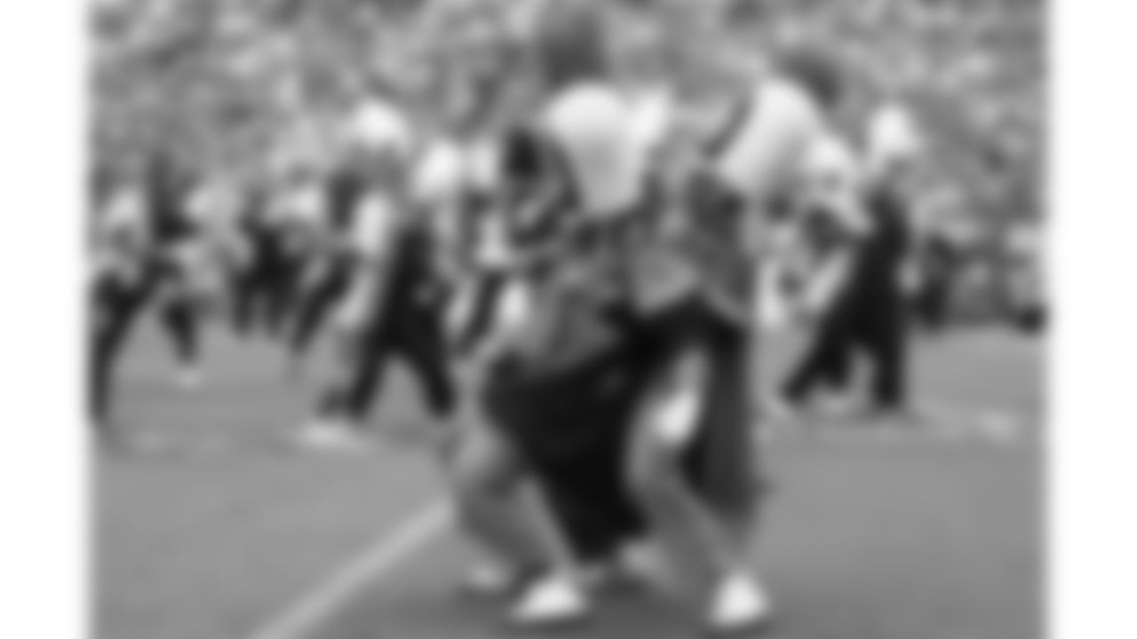 The Langston University Marching Pride Band performed at halftime during a week 2 NFL Football game against the Philadelphia Eagles on Sunday, September 14, 2025 in Kansas City, MO.