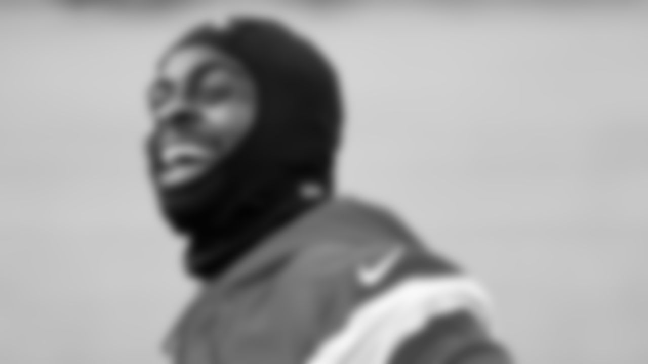Kansas City Chiefs running back Jerick McKinnon (1) during practice for the Week 15 NFL football game on Thursday, December 14, 2023 in Kansas City, MO.