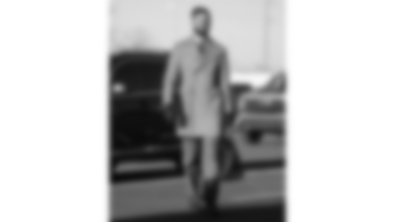 Kansas City Chiefs kicker Harrison Butker (7) arrives prior to an NFL week 15 matchup against the Los Angeles Chargers, Sunday December 14, 2025.