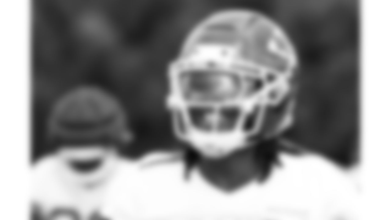 Kansas City Chiefs safety Deon Bush (26) on the field during training camp on day 4 of practice Friday, July 25, 2025.