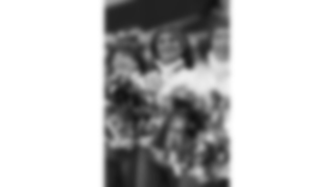 Kansas City Chiefs Cheerleaders perform during a week 15 NFL Football game against the Los Angeles Chargers on Sunday, December 14, 2025 in Kansas City, MO.