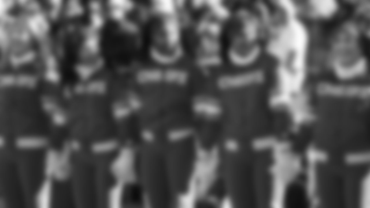 The Kansas City Chiefs Cheerleaders announce Sadie as their 2026 Pro Bowl Cheerleader on the field during a week 15 NFL Football game against the Los Angeles Chargers on Sunday, December 14, 2025 in Kansas City, MO.