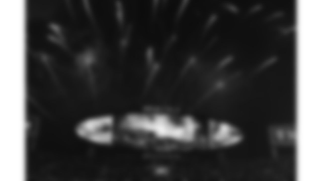 Fireworks prior to a week 8 NFL Football game against the Washington Commanders on Monday, October 27, 2025 in Kansas City, MO.