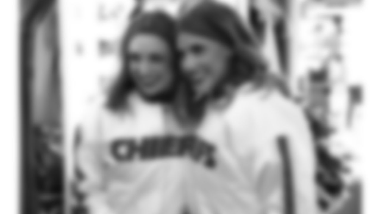 Kansas City Chiefs Cheerleaders in the locker room prior to a week 14 NFL Football game against the Houston Texans on Sunday, December 7, 2025 in Kansas City, MO.