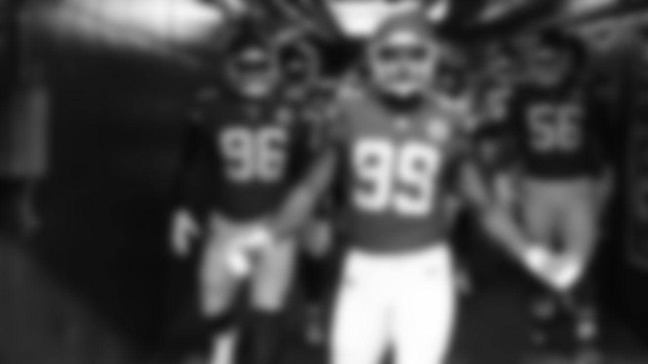 Kansas City Chiefs defensive lineman Jerry Tillery (99) in the tunnel prior to a preseason week 3 NFL football game against the Chicago Bears, Friday, August 22, 2025 in Kansas City, MO.