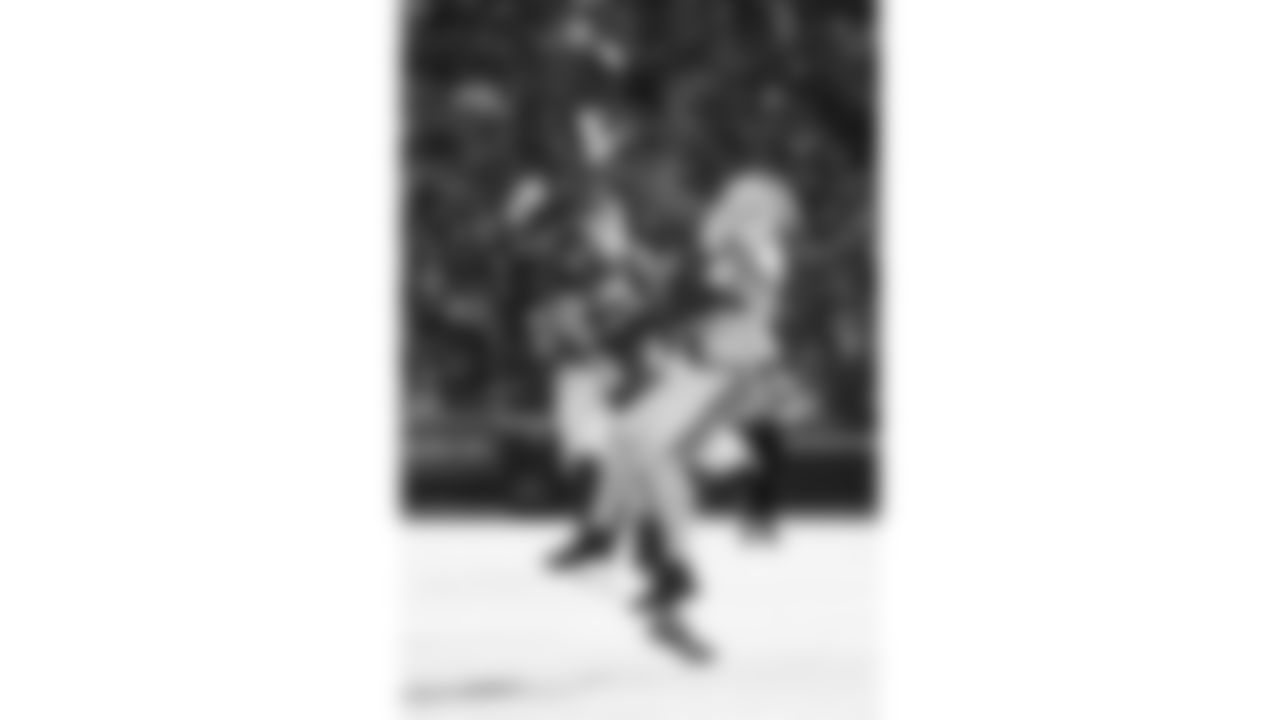 Kansas City Chiefs cornerback Jaylen Watson (35) breaks up a pass to Indianapolis Colts wide receiver Josh Downs (2) during a week 12 NFL football game, Sunday, November 23, 2025 in Kansas City, MO.