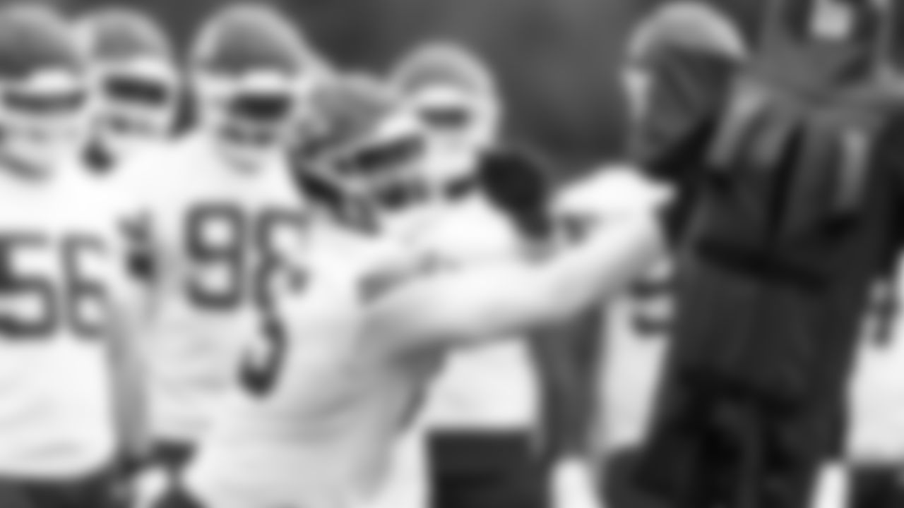 Kansas City Chiefs defensive tackle Chris Jones (95) practices during phase 3 of OTAs on Thursday, May 29, 2025 in Kansas City, MO.