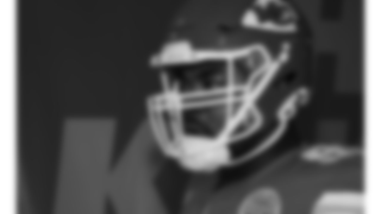 Kansas City Chiefs defensive tackle Chris Jones (95) looks on from the tunnel prior to a week 17 NFL football game against the Denver Broncos, Thursday, December 25, 2025 in Kansas City, MO.