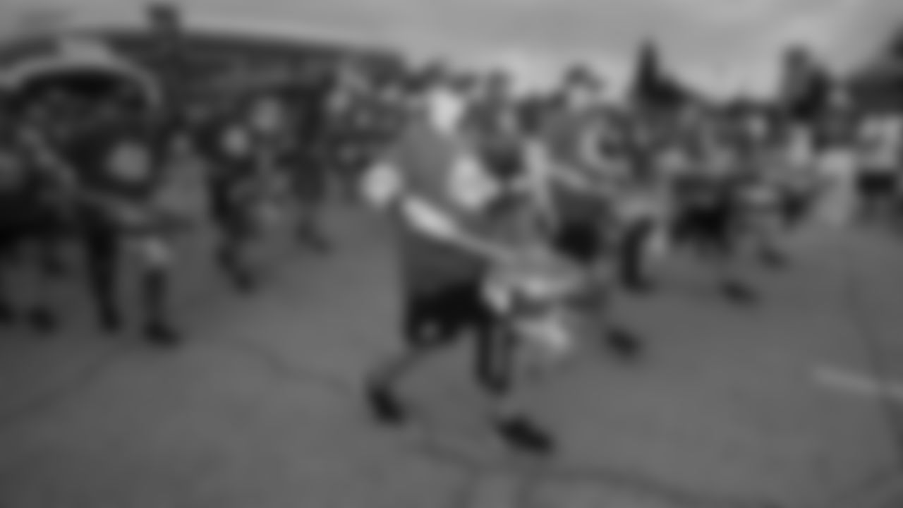 Rumble prior to the week 6 NFL football game against the Detroit Lions, Sunday, October 12, 2025 in Kansas City, MO.