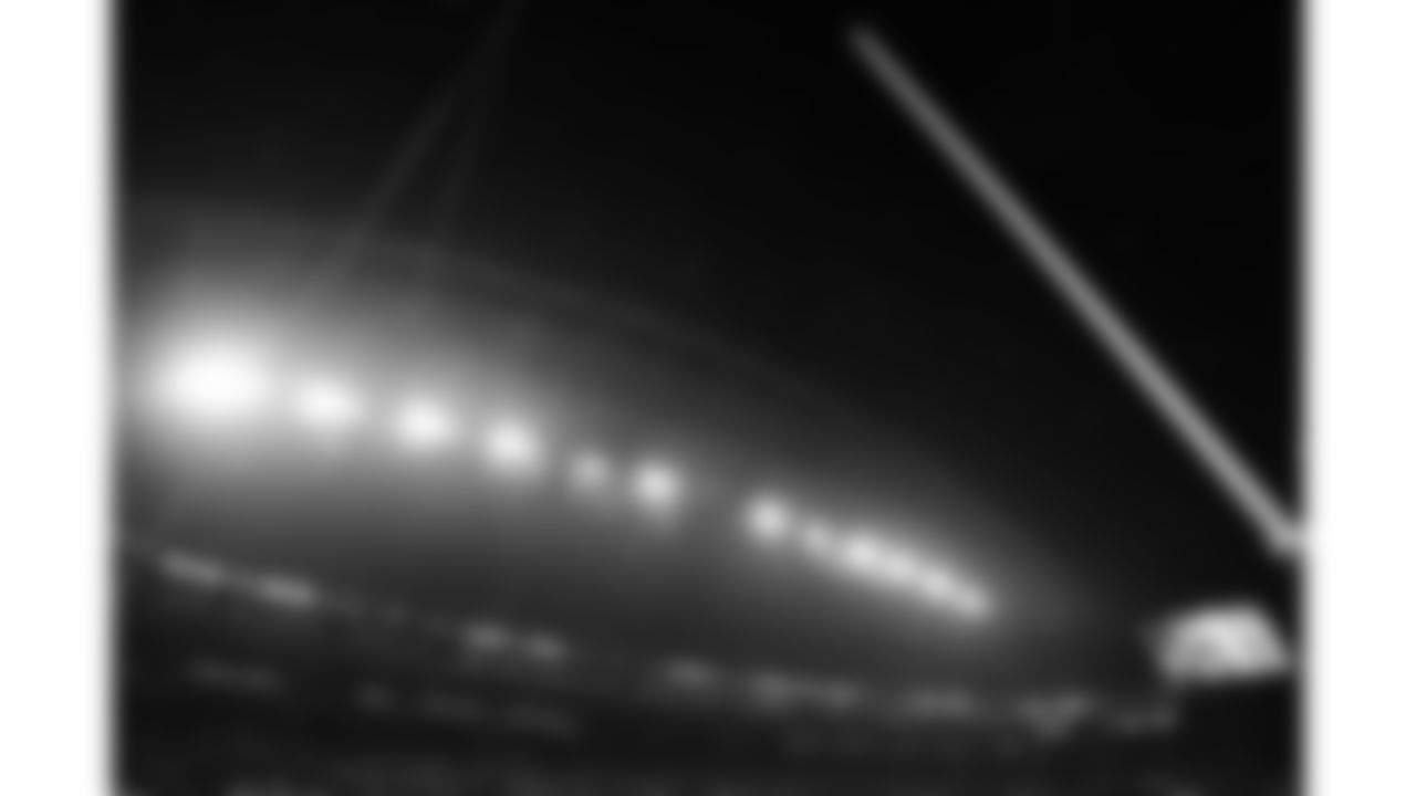 Rain falling at Lumen Field during a preseason week 2 NFL football game between the Kansas City Chiefs and the Seattle Seahawks, Friday, August 15, 2025 in Seattle, WA.