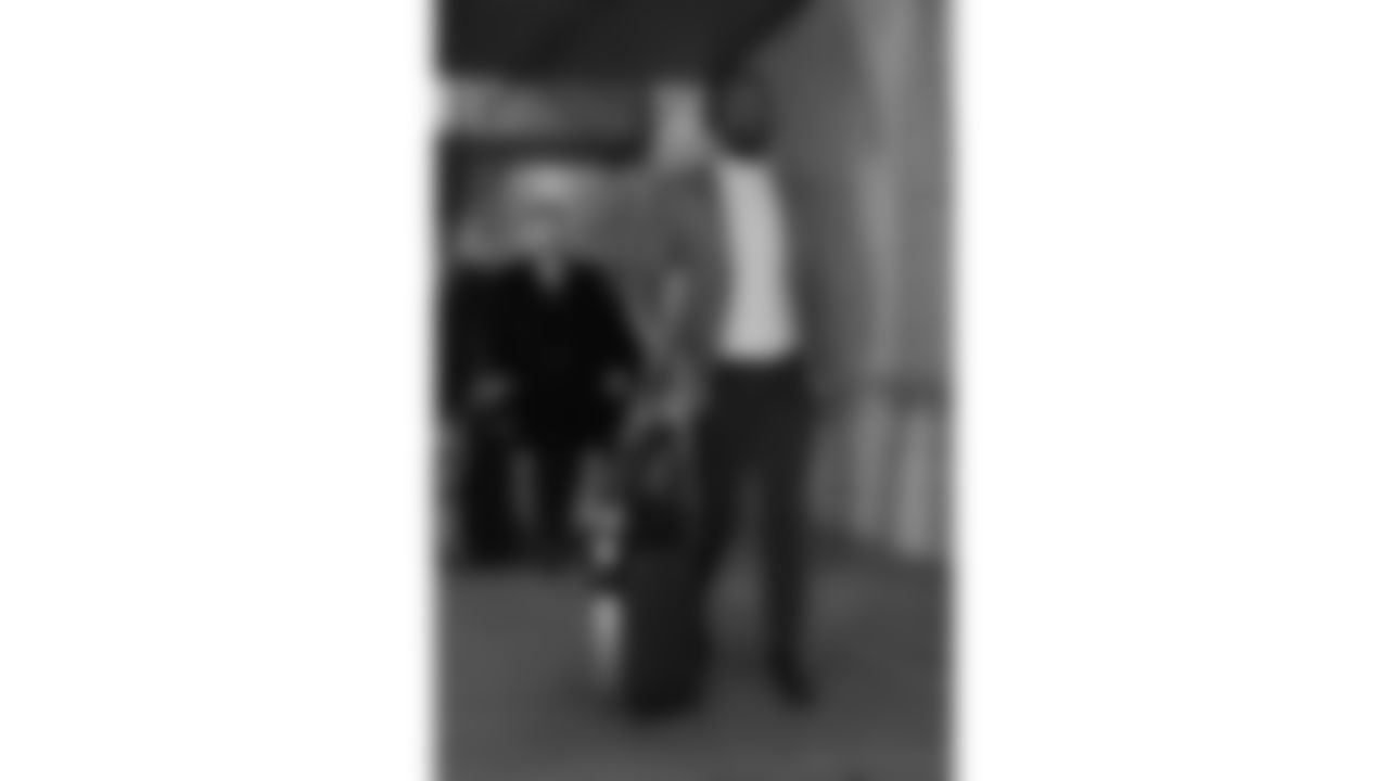 Kansas City Chiefs defensive lineman Jerry Tillery (99) arrives at Nissan Stadium prior to a week 16 NFL Football game against the Tennessee Titans on Sunday, December 21, 2025 in Nashville, Tennessee.