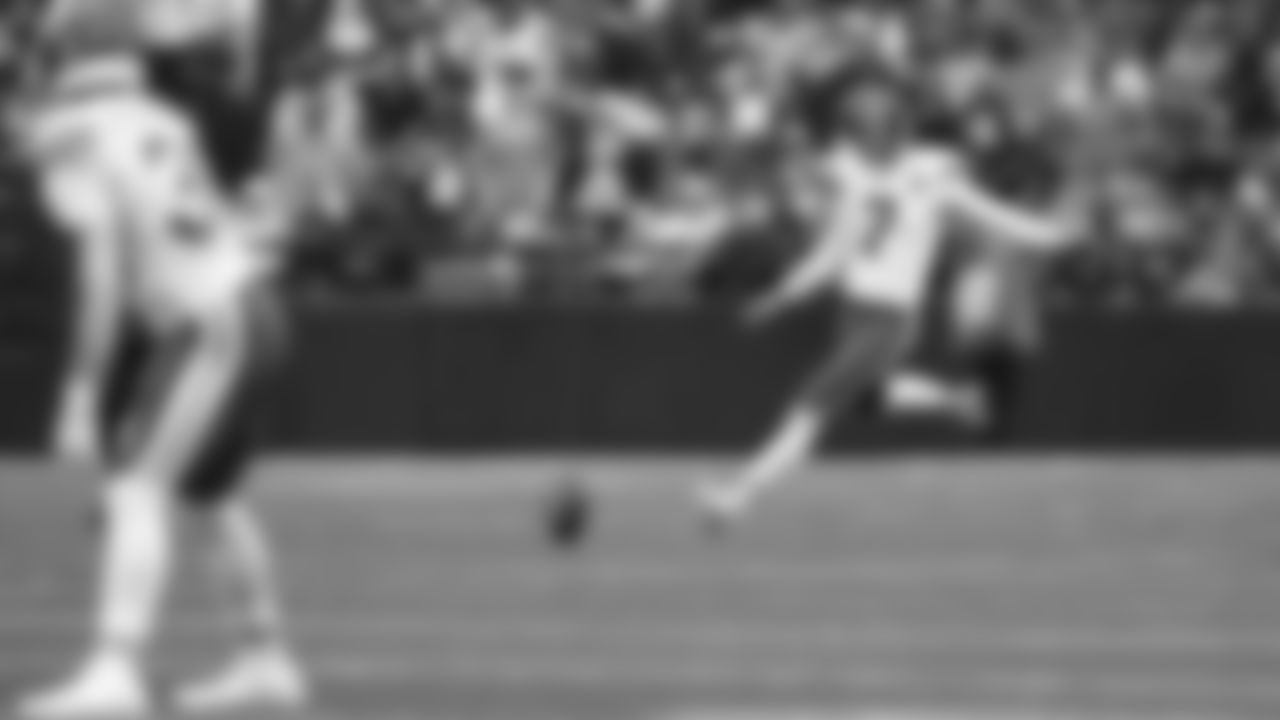 Kansas City Chiefs kicker Harrison Butker (7) kicks off during a preseason week 2 NFL football game against the Seattle Seahawks, Friday, August 15, 2025 in Seattle, WA.