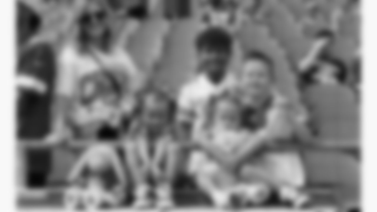 Kansas City Chiefs fans in the stands prior to the week 2 NFL football game against the Philadelphia Eagles, Sunday, September 14, 2025 in Kansas City, MO.