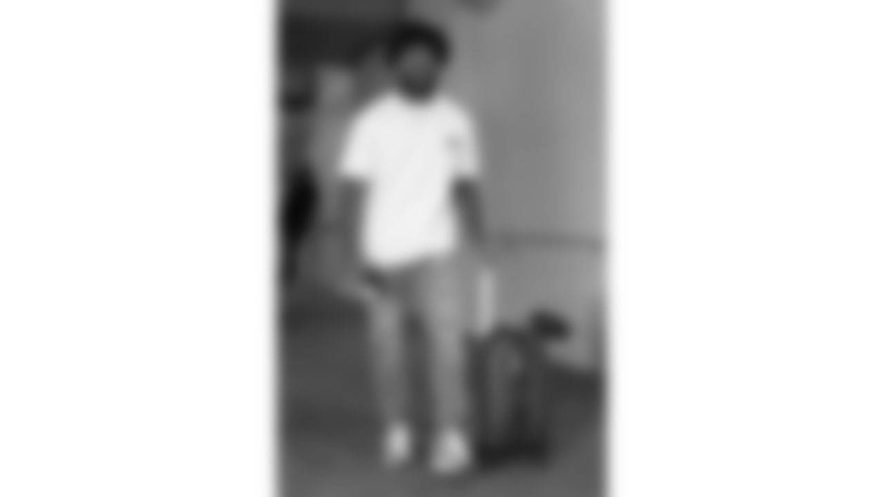 Kansas City Chiefs defensive back Kevin Knowles (38) arrives at Nissan Stadium prior to a week 16 NFL Football game against the Tennessee Titans on Sunday, December 21, 2025 in Nashville, Tennessee.