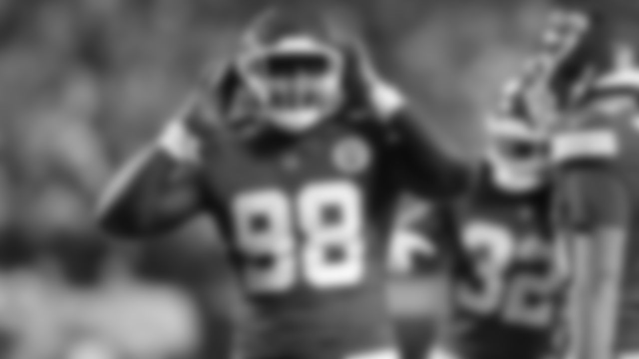 Kansas City Chiefs defensive end Tershawn Wharton (98) during the Week 14 NFL game against the Los Angeles Chargers on Sunday, December 8, 2024.