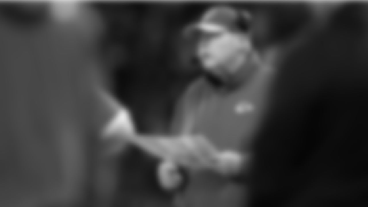 Kansas City Chiefs Head Coach Andy Reid during the Week 9 NFL football game against the Miami Dolphins in Frankfurt, Germany on November 5, 2023.