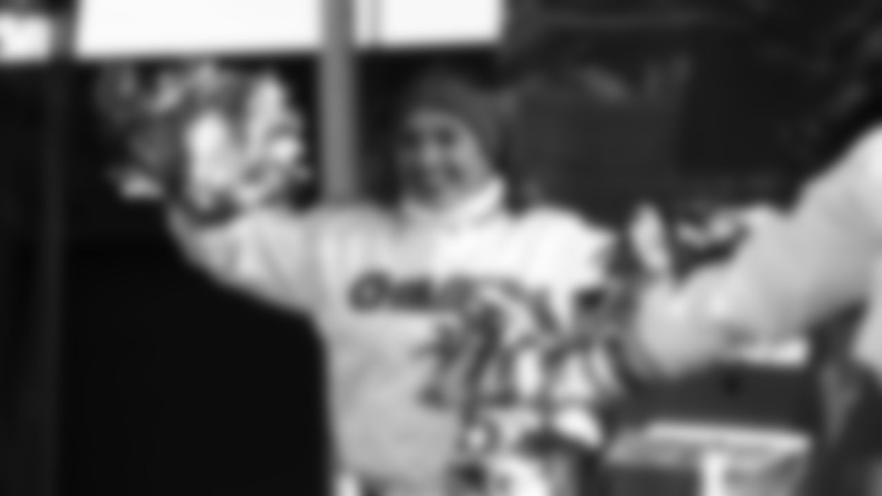 Kansas City Chiefs Cheerleaders perform at the Ford Tailgate District prior to a week 15 NFL Football game against the Los Angeles Chargers on Sunday, December 14, 2025 in Kansas City, MO.