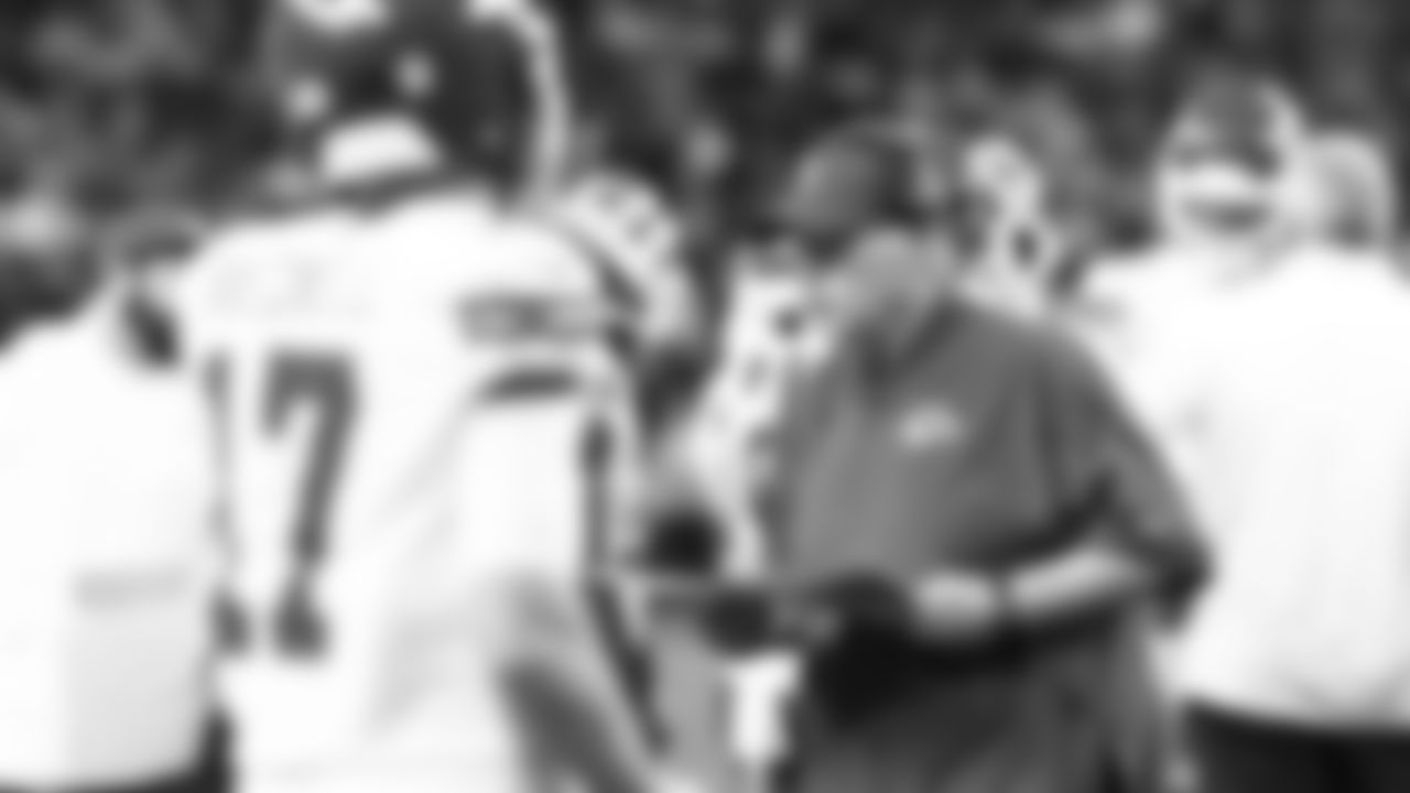 Kansas City Chiefs Head Coach Andy Reid looks on during a week 18 NFL football game against the Las Vegas Raiders, Sunday, January 4, 2026 in Las Vegas, NV.