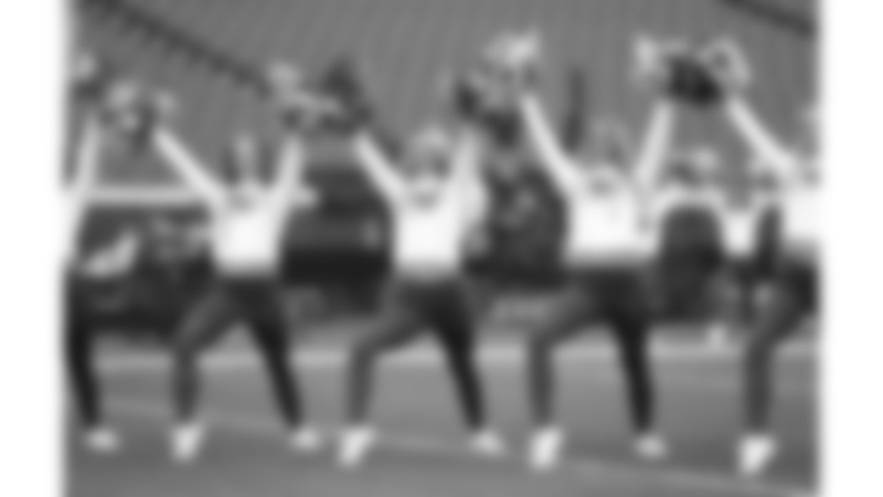 The Kansas City Chiefs Cheerleaders field rehearsal before a week 12 NFL football game against the Indianapolis Colts, Sunday, November 23, 2025 in Kansas City, MO.