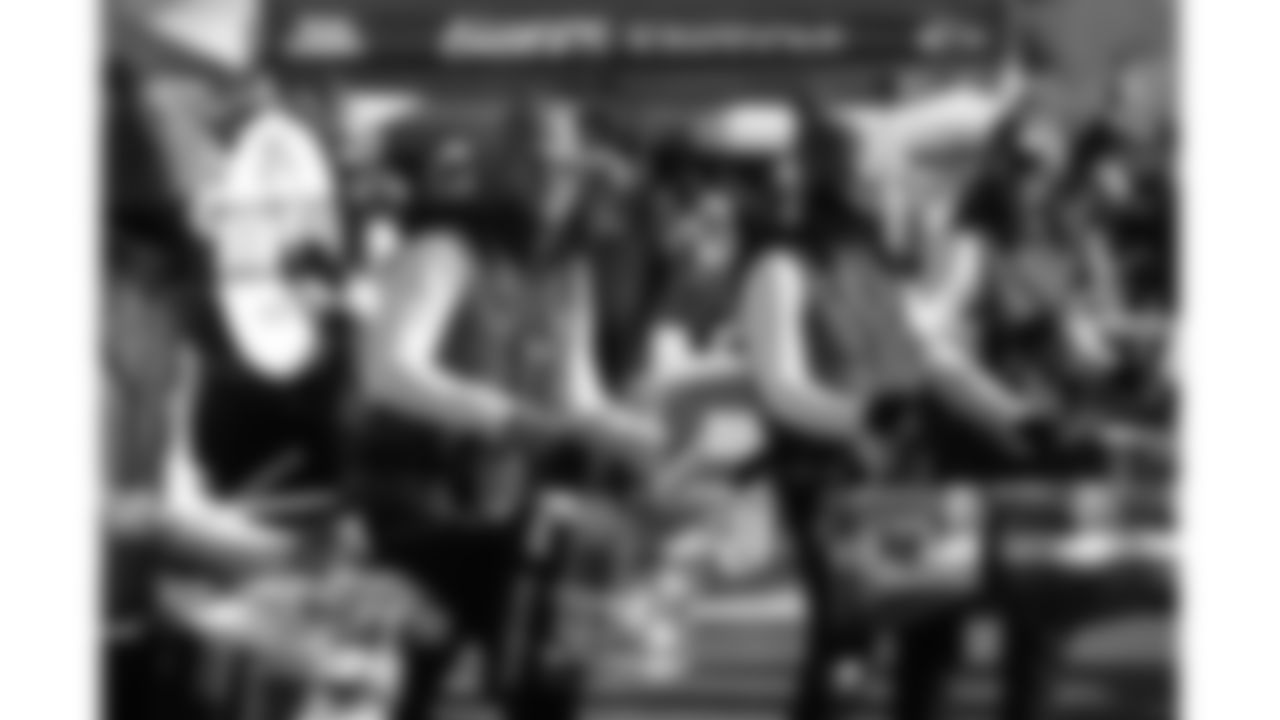 Chiefs Rumble performs prior to a week 15 NFL Football game against the Los Angeles Chargers on Sunday, December 14, 2025 in Kansas City, MO.