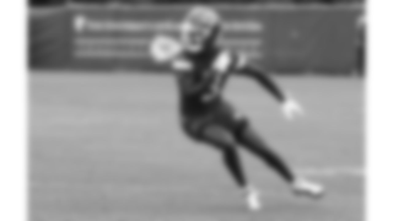 Kansas City Chiefs wide receiver Justyn Ross (8) practices during phase 3 of OTAs on Thursday June 12, 2025 in Kansas City, MO.