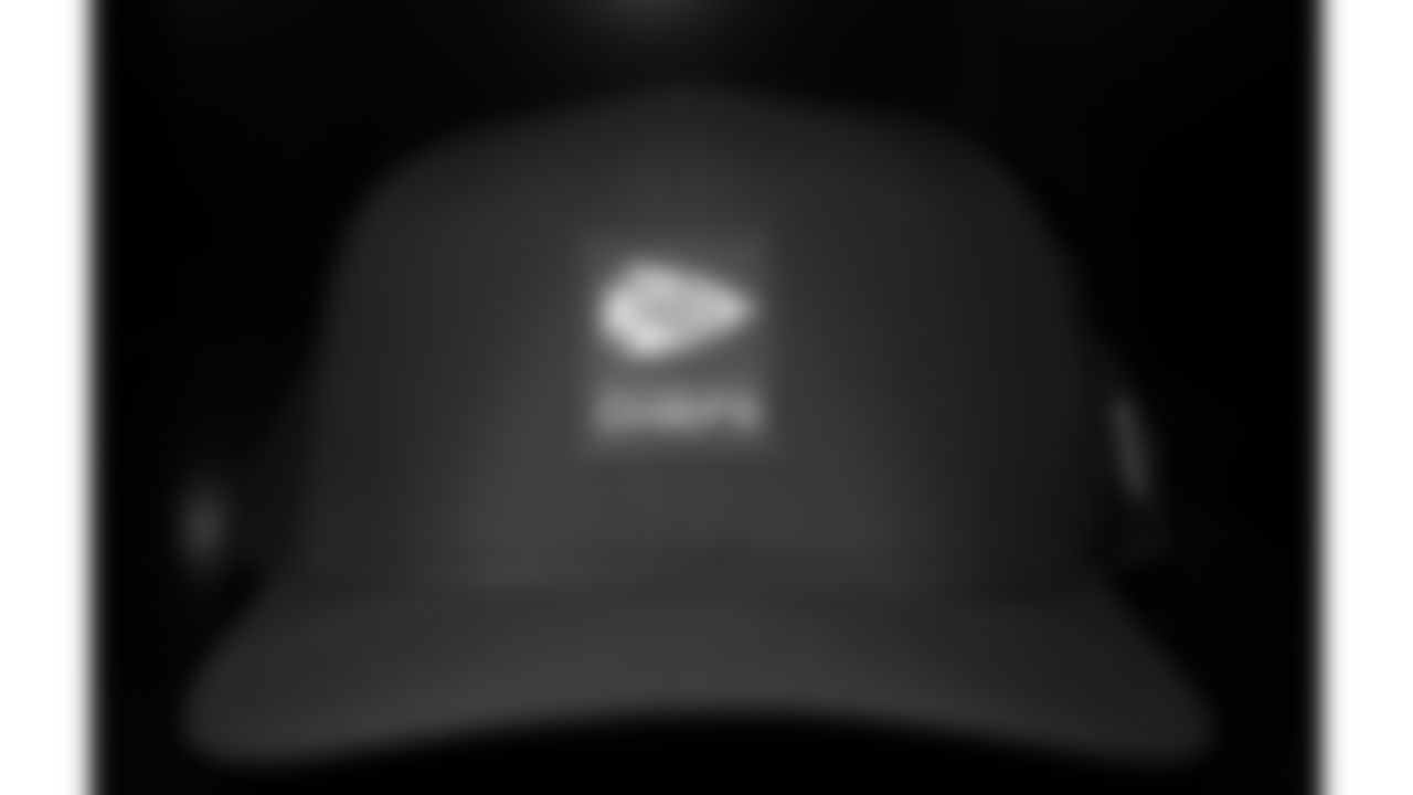 A Kansas City Chiefs team hat in the locker room prior to a week 18 game against the Las Vegas Raiders on Sunday, January 3, 2026.