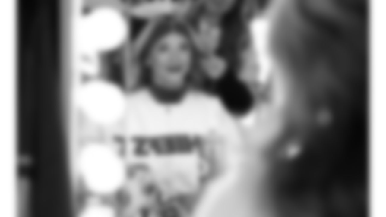 Kansas City Chiefs Cheerleaders in the locker room prior to a week 14 NFL Football game against the Houston Texans on Sunday, December 7, 2025 in Kansas City, MO.