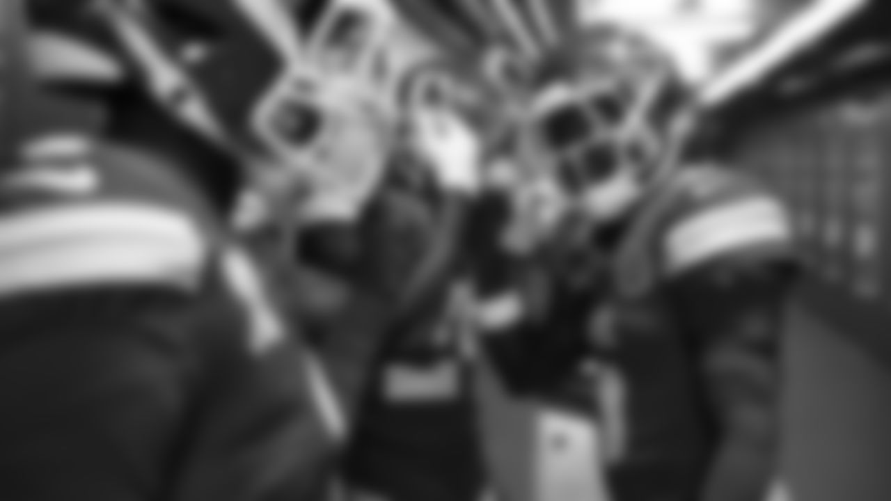 Kansas City Chiefs huddle up in the fifty yard line tunnel prior to an NFL week 17 matchup against the Denver Broncos, Thursday, December 25, 2025.