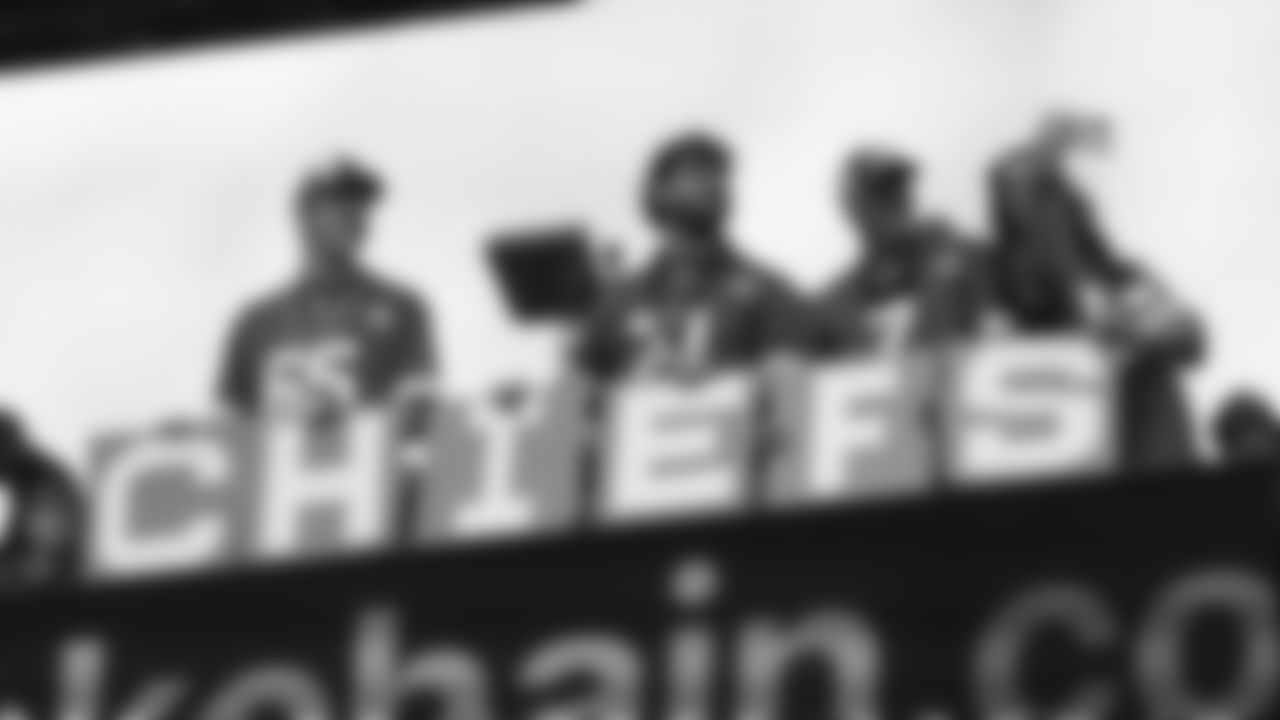 Kansas City Chiefs fans prior to a week 13 NFL football game against the Dallas Cowboys on Thursday, November 27, 2025 in Arlington, TX.