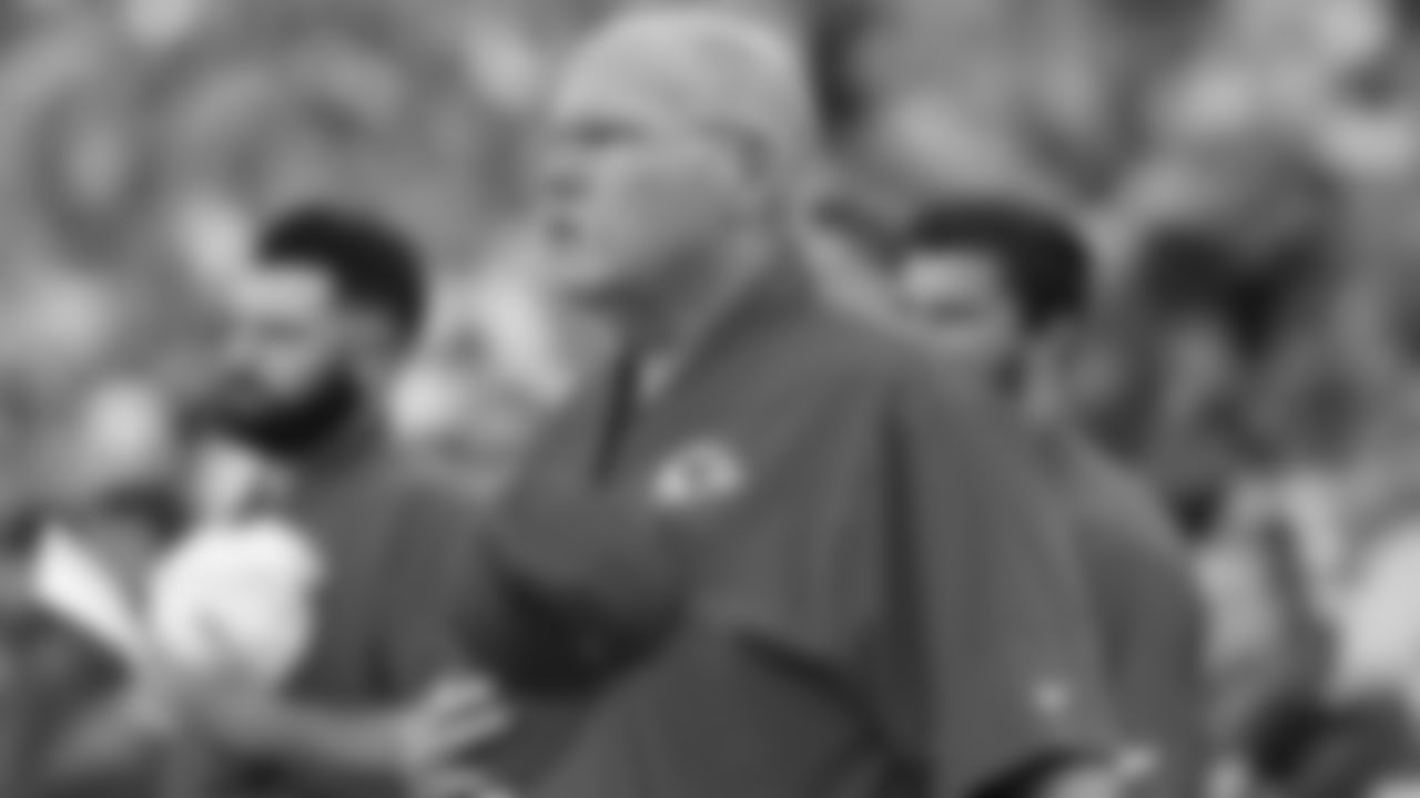 Kansas City Chiefs Head Coach Andy Reid prior to a preseason week 3 NFL football game against the Chicago Bears, Friday, August 22, 2025 in Kansas City, MO.