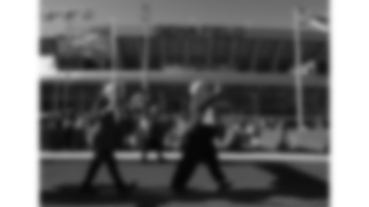 Red Coaters prior to the week 7 NFL football game against the Las Vegas Raiders on Sunday, October 19, 2025 in Kansas City, MO.