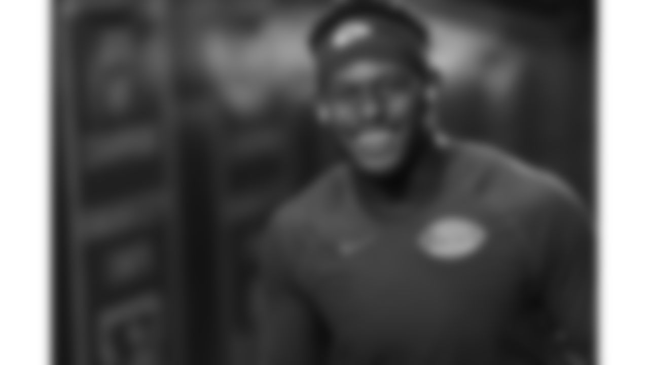 Kansas City Chiefs wide receiver JuJu Smith-Schuster (9) walks down the 50-yard tunnel at GEHA Field at Arrowhead Stadium prior to a week 6 NFL football game against the Detroit Lions, Sunday, October 12, 2025 in Kansas City, MO.