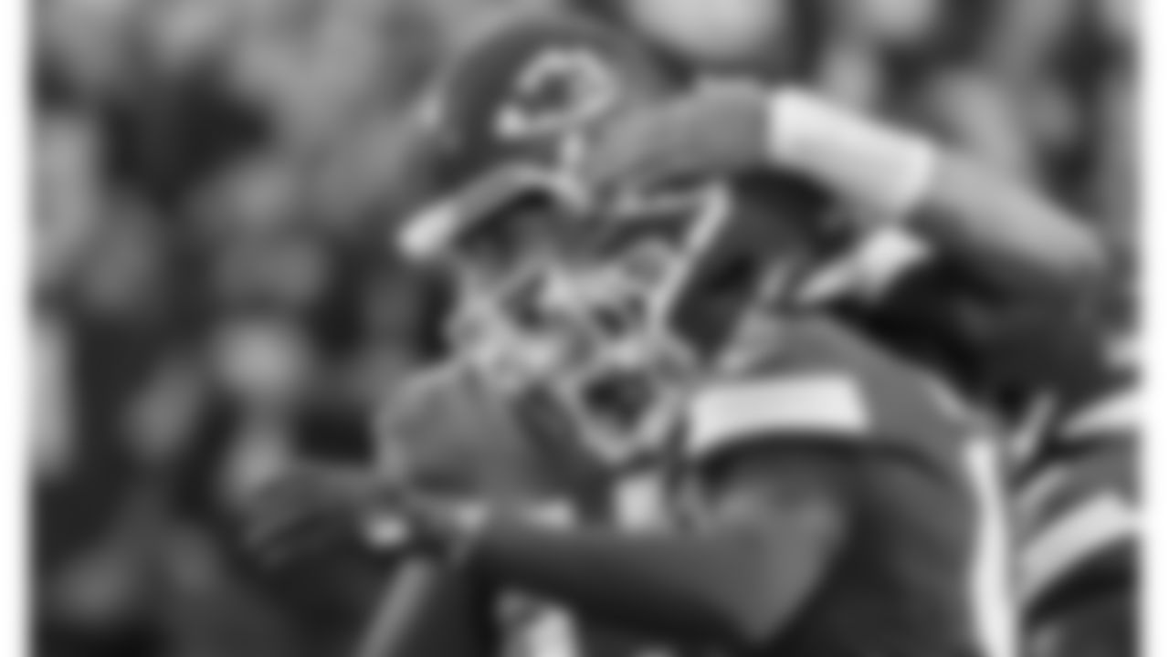 Kansas City Chiefs wide receiver Rashee Rice (4) celebrates with quarterback Patrick Mahomes (15) in the end zone during a preseason week 3 NFL football game against the Chicago Bears, Friday, August 22, 2025 in Kansas City, MO.