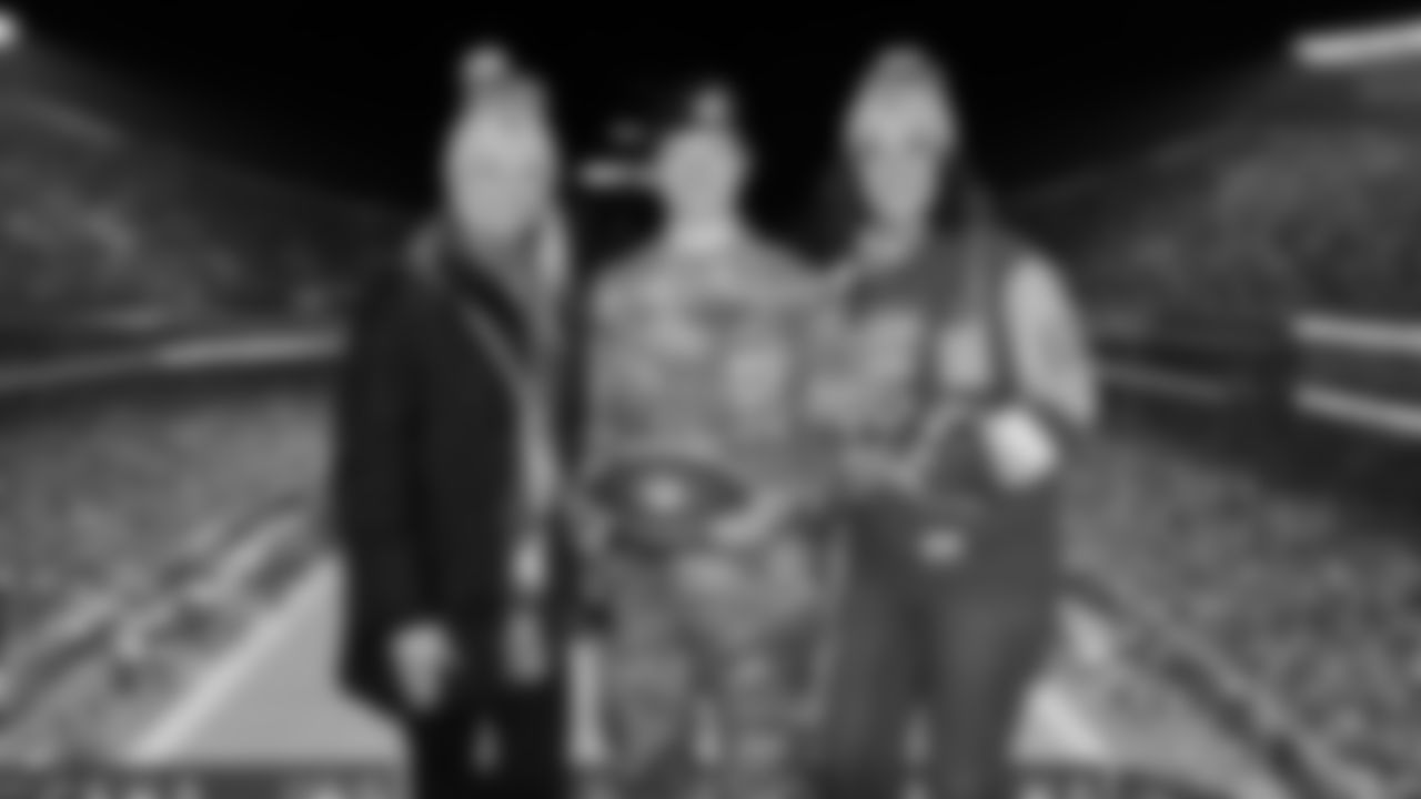 Tribute to the Troops - MSGT Brittany Hall on the GEHA Deck during an NFL week 14 matchup against the Houston Texans, Sunday December 7, 2025.