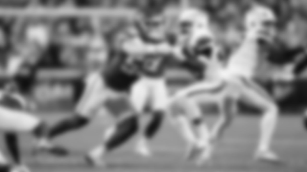 Kansas City Chiefs linebacker Cooper McDonald (59) makes a tackle during an NFL week 17 matchup against the Denver Broncos, Thursday, December 25, 2025.