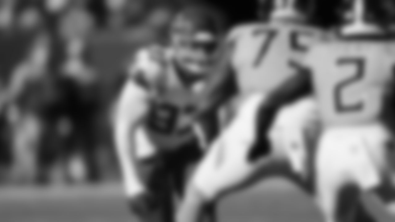 Kansas City Chiefs defensive end Ashton Gillotte (97) rushes the offense during a week 16 NFL Football game against the Tennessee Titans on Sunday, December 21, 2025 in Nashville, Tennessee.