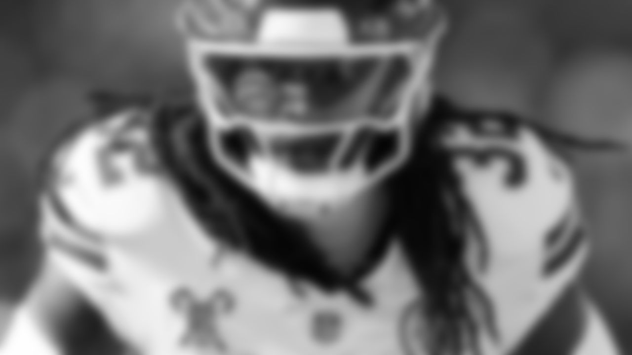 Kansas City Chiefs linebacker Nick Bolton (32) warms up prior to a week 16 NFL Football game against the Tennessee Titans on Sunday, December 21, 2025 in Nashville, Tennessee.