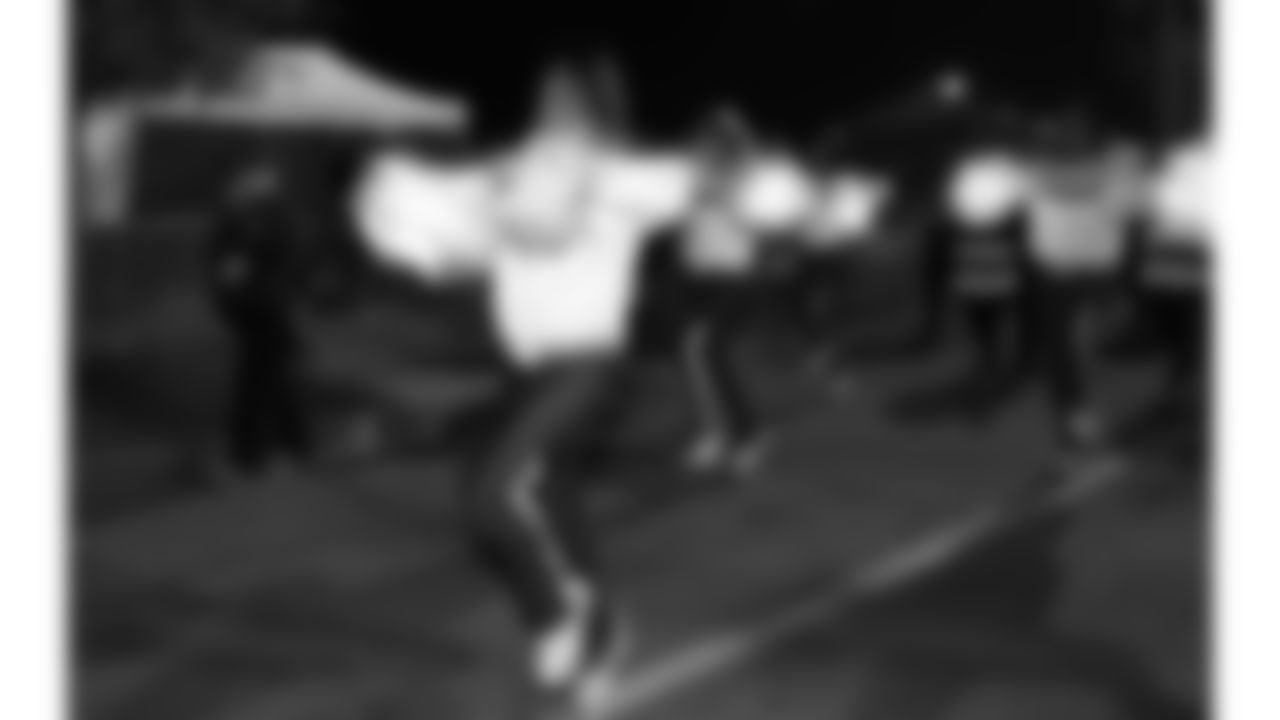 Kansas City Chiefs Cheerleaders at the pregame parade prior to a week 14 NFL Football game against the Houston Texans on Sunday, December 7, 2025 in Kansas City, MO.