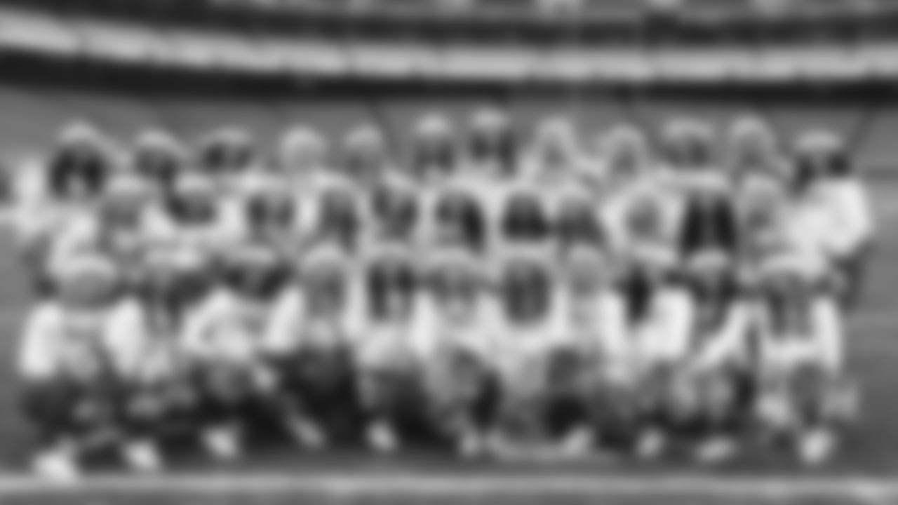 The Kansas City Chiefs Cheerleaders and Entertainment teams prior to a week 17 NFL Football game against the Denver Broncos on December 25, 2025 in Kansas City, MO.