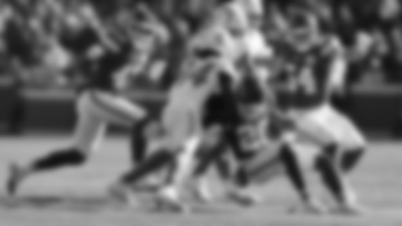 Kansas City Chiefs defensive back Nohl Williams (20) makes a tackle during an NFL week 15 matchup against the Los Angeles Chargers, Sunday December 14, 2025.