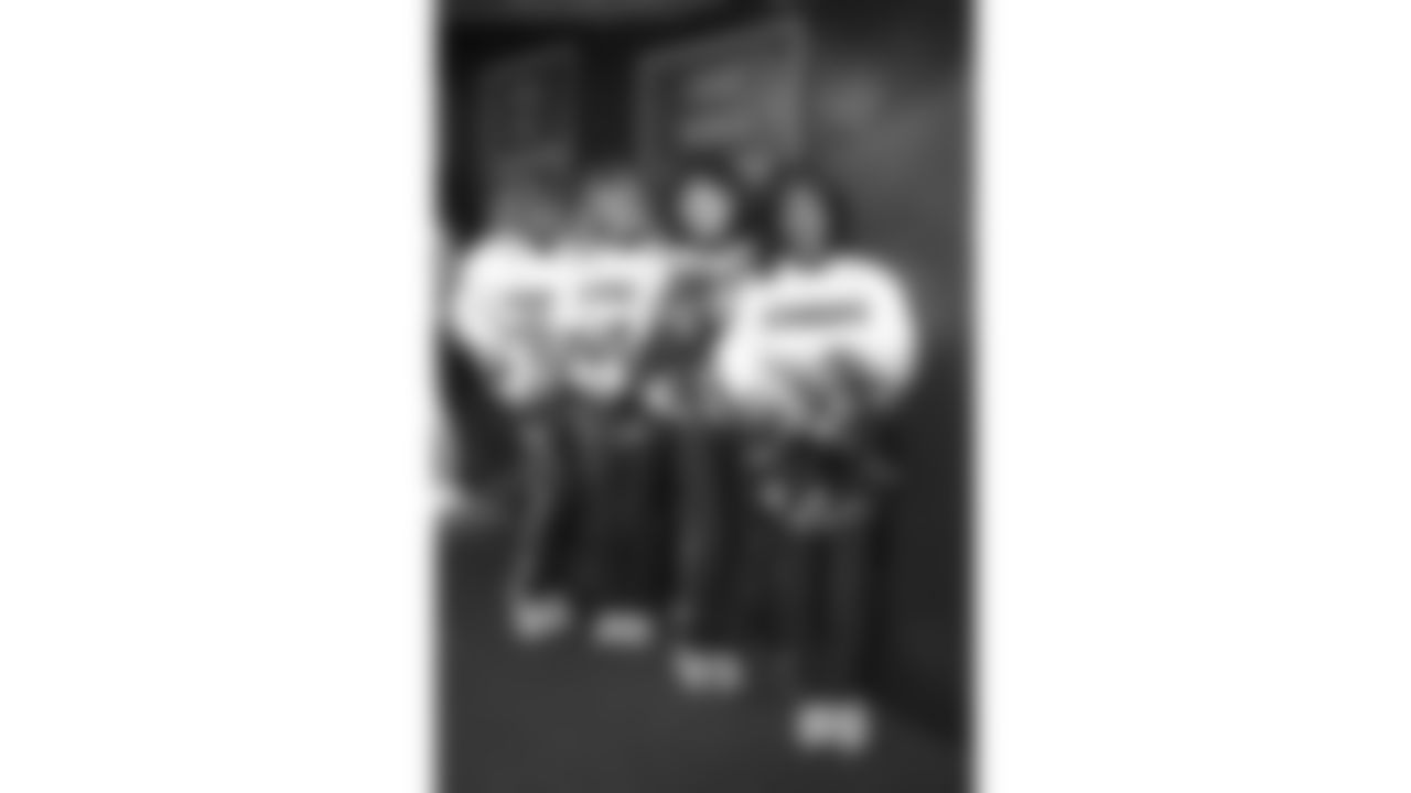 Kansas City Chiefs Cheerleaders in the 50-yard line tunnel prior to a week 14 NFL Football game against the Houston Texans on Sunday, December 7, 2025 in Kansas City, MO.