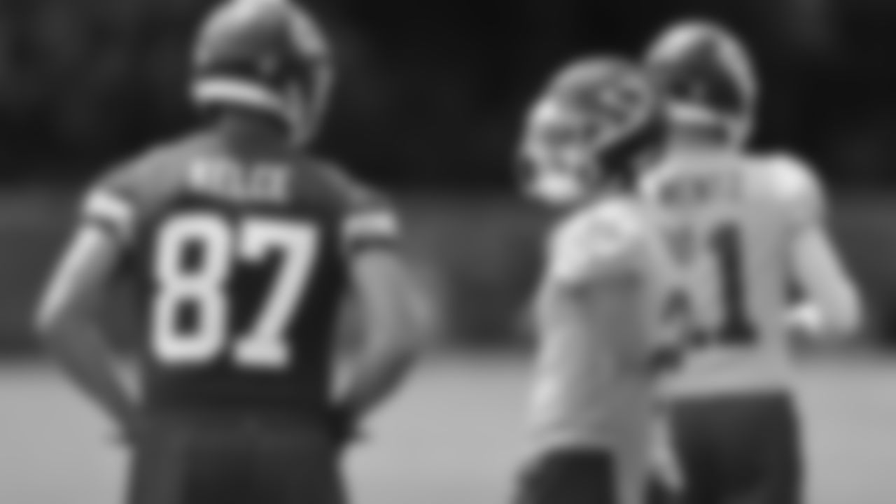 Kansas City Chiefs quarterback Ian Book (2) at practice during day 1 of minicamp on Tuesday, June 11, 2024 in Kansas City, MO.