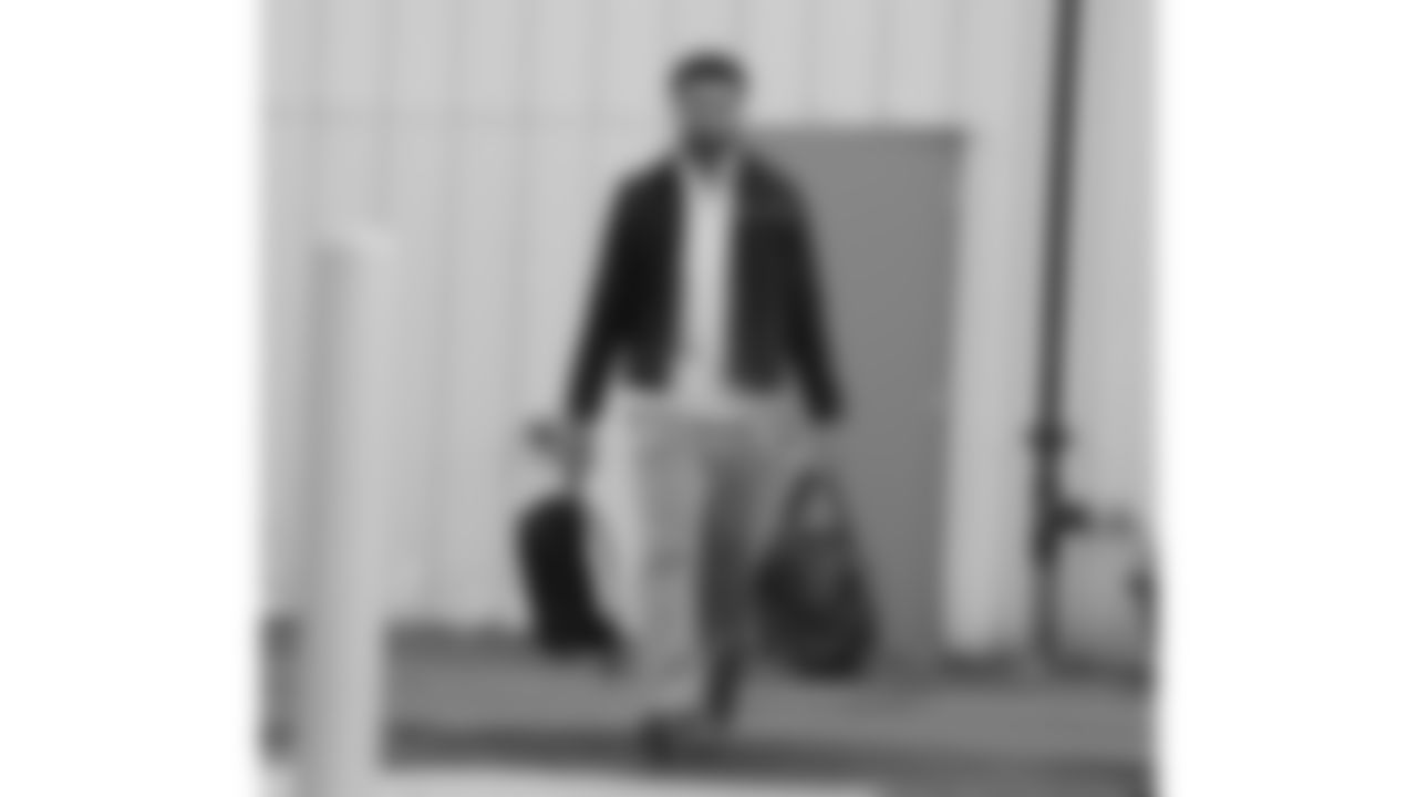 Kansas City Chiefs quarterback Chris Oladokun (19) travels for a week 16 matchup with the Tennessee Titans Saturday December 20, 2025.