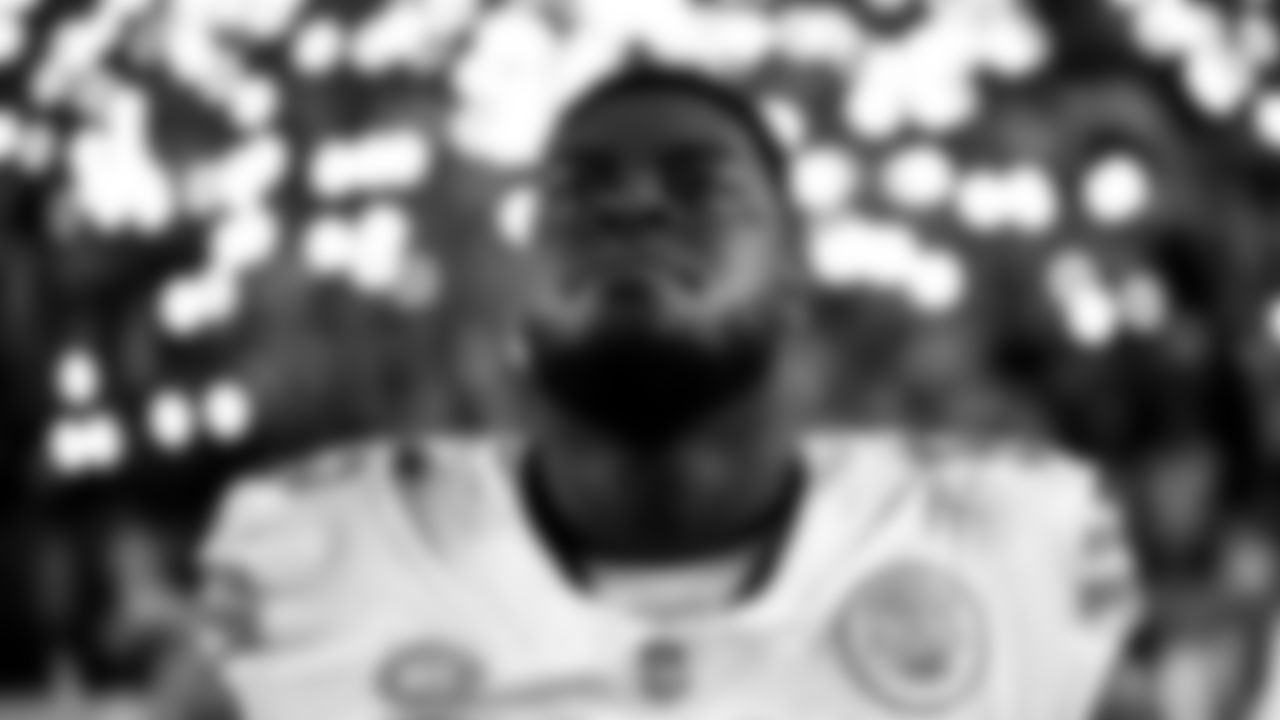 Kansas City Chiefs offensive lineman Trey Smith (65) before the regular season Week 13 NFL Football Game at Lambeau Field in Green Bay, WI on Sunday, December 3, 2023.
