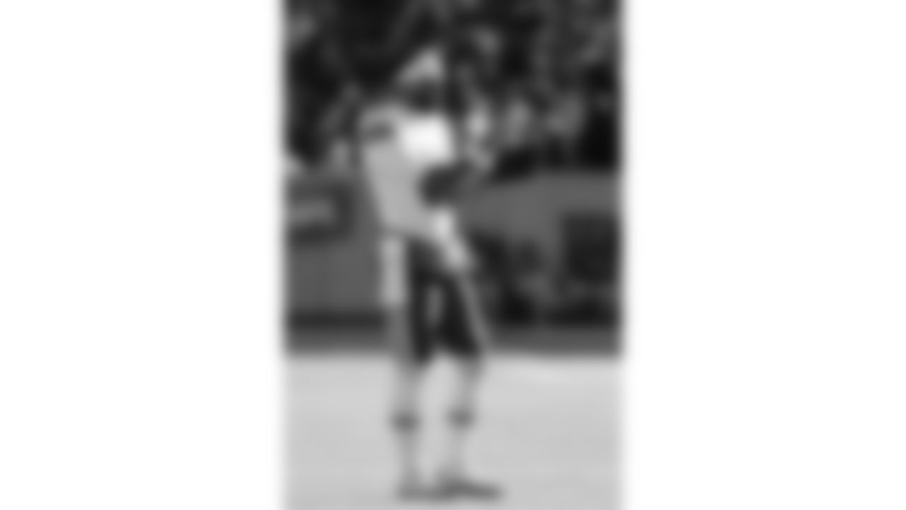 Kansas City Chiefs quarterback Chris Oladokun (19) cheers on his teammates during a week 16 NFL Football game against the Tennessee Titans on Sunday, December 21, 2025 in Nashville, Tennessee.