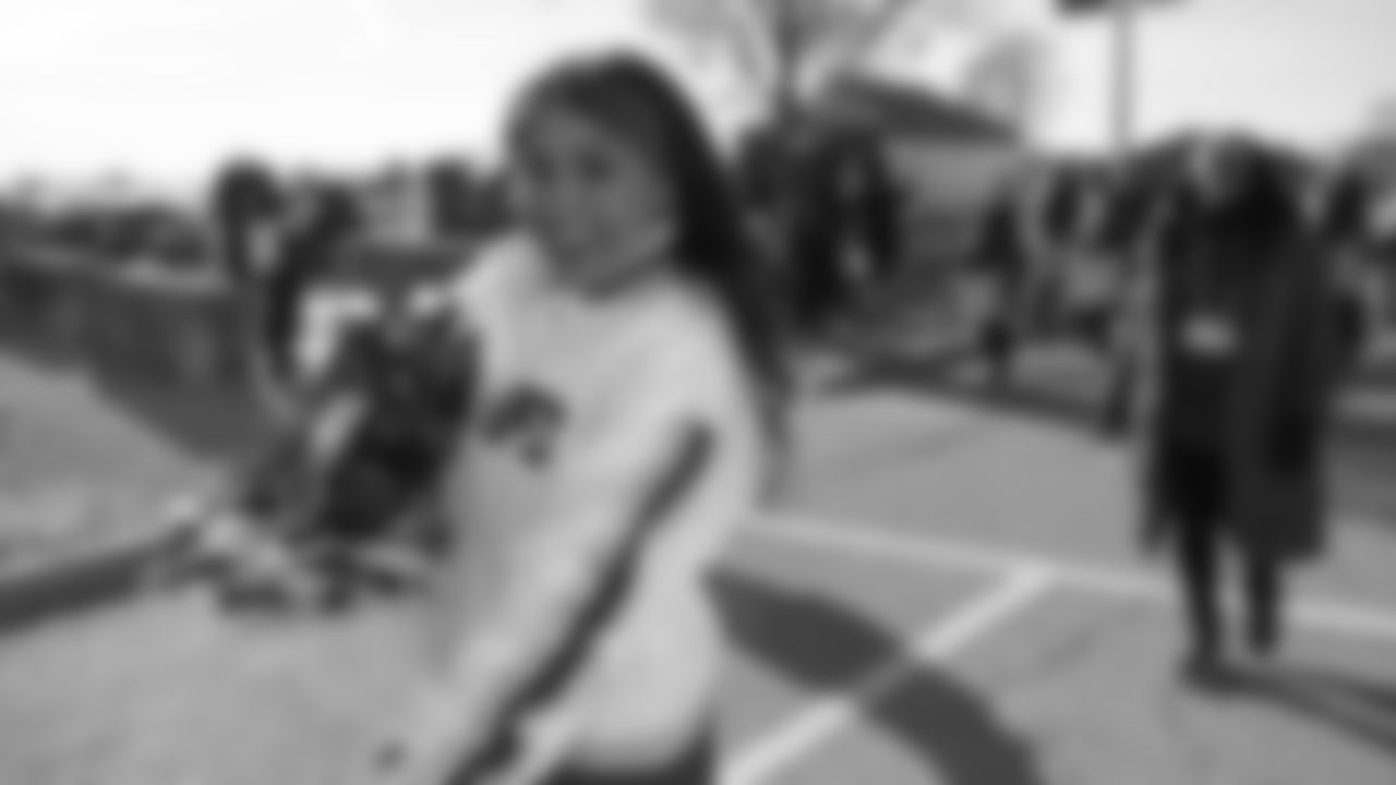 Kansas City Chiefs Cheerleaders prior to a week 15 NFL Football game against the Los Angeles Chargers on Sunday, December 14, 2025 in Kansas City, MO.