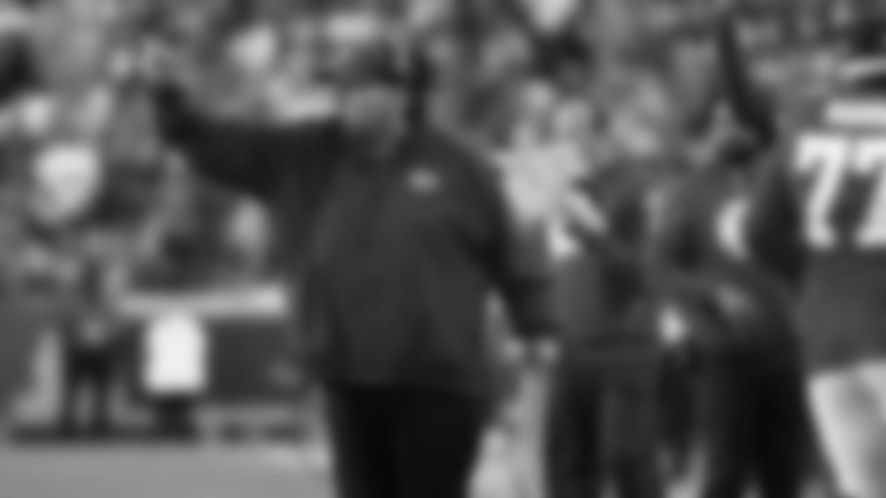 Kansas City Chiefs Head Coach Andy Reid calls for two point play during a week 12 NFL Football game against the Indianapolis Colts on Sunday, November 23, 2025 in Kansas City, MO