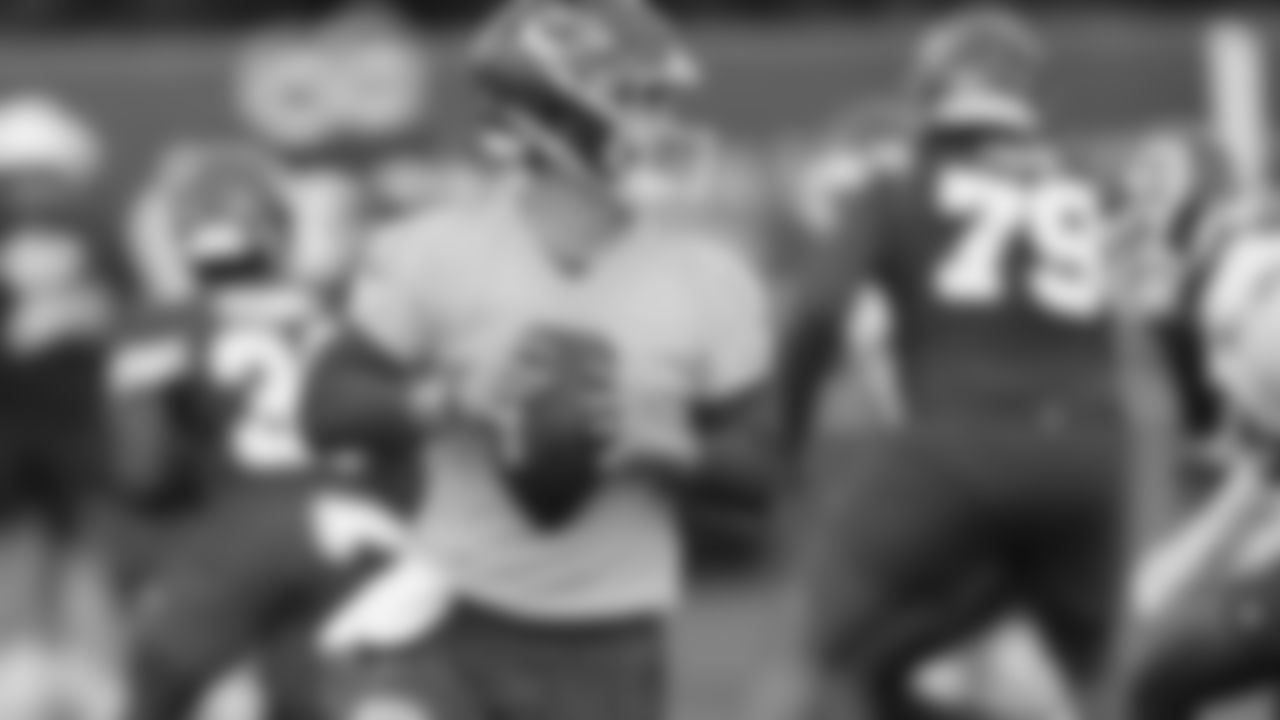 Kansas City Chiefs players during rookie mini camp, May 3, 2025.