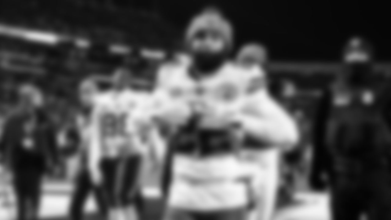 Kansas City Chiefs cornerback Trent McDuffie (22) after the NFL Divisional Playoff football game against the Buffalo Bills, January 21, 2024 in Buffalo.